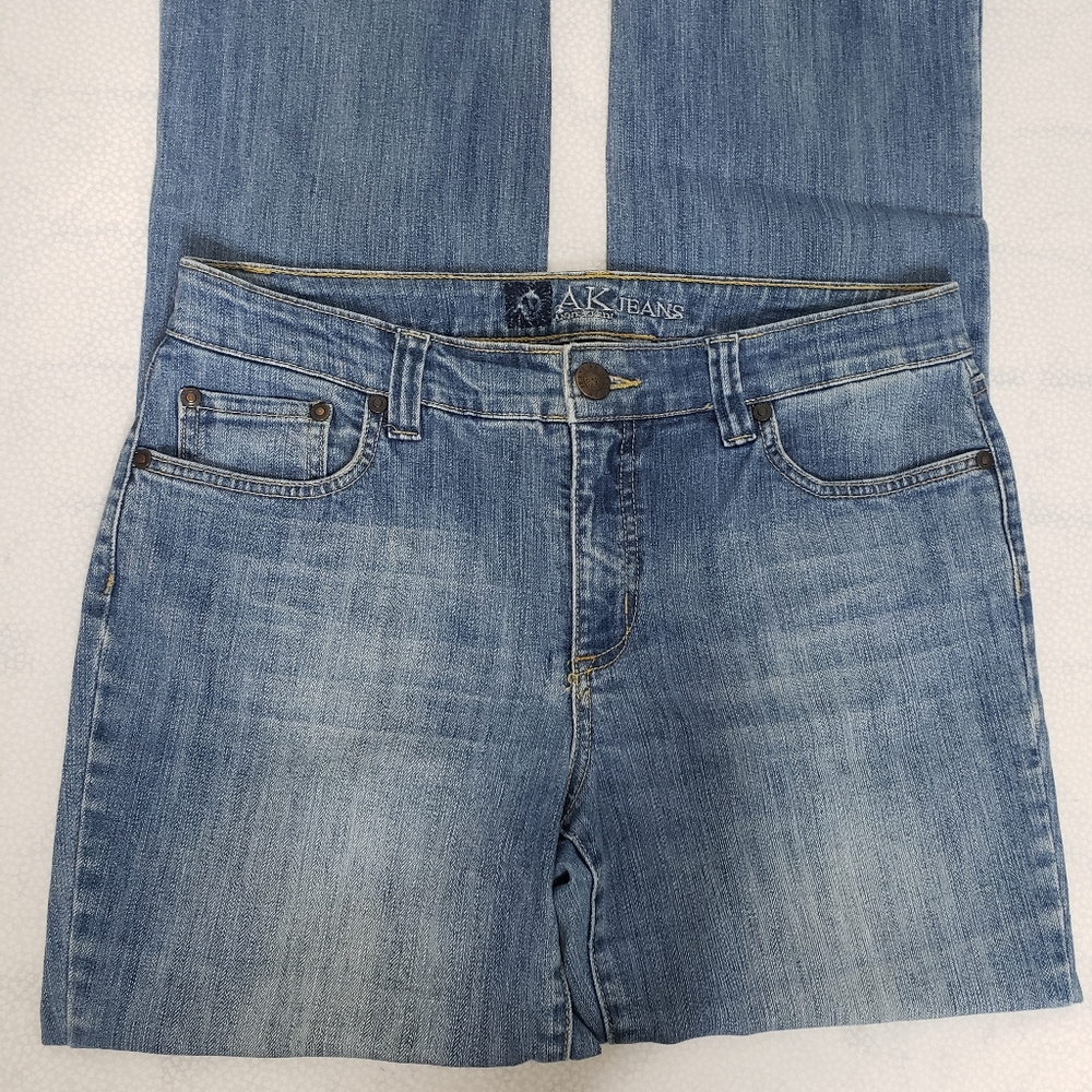 AK Anne Klein Sopisticate Modern Boot Jeans sz 8. - Picture 2 of 8